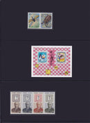 【定番人気商品】切手アルバム用A４紙製黒台紙３段４０枚入