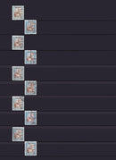 【定番人気商品】切手アルバム用A４紙製黒台紙１０段４０枚入