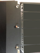 【収納両面＆穴付！】プラスチック製黒色切手アルバム用リーフ６段３５枚